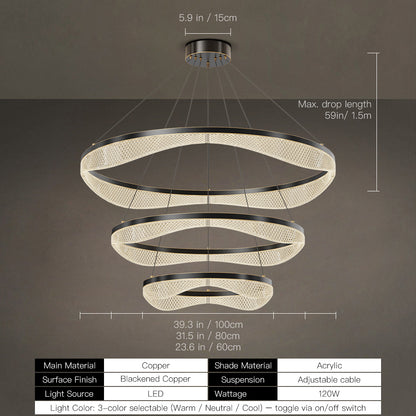 Lustre tambour 20 po en coquille de Capiz