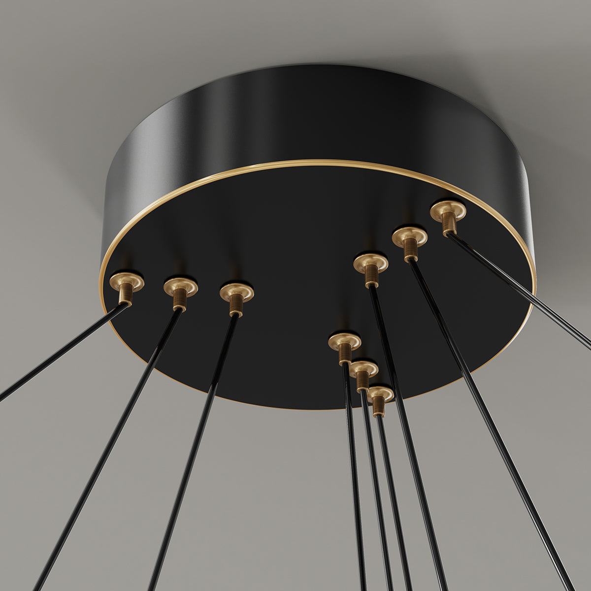 Lustre tambour 20 po en coquille de Capiz