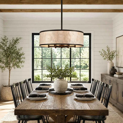 Capiz Shell 6-Light Chandelier | Organic Modern Lighting（副本）