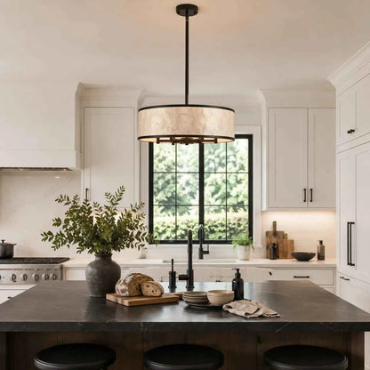 Capiz Shell 6-Light Chandelier | Organic Modern Lighting（副本）