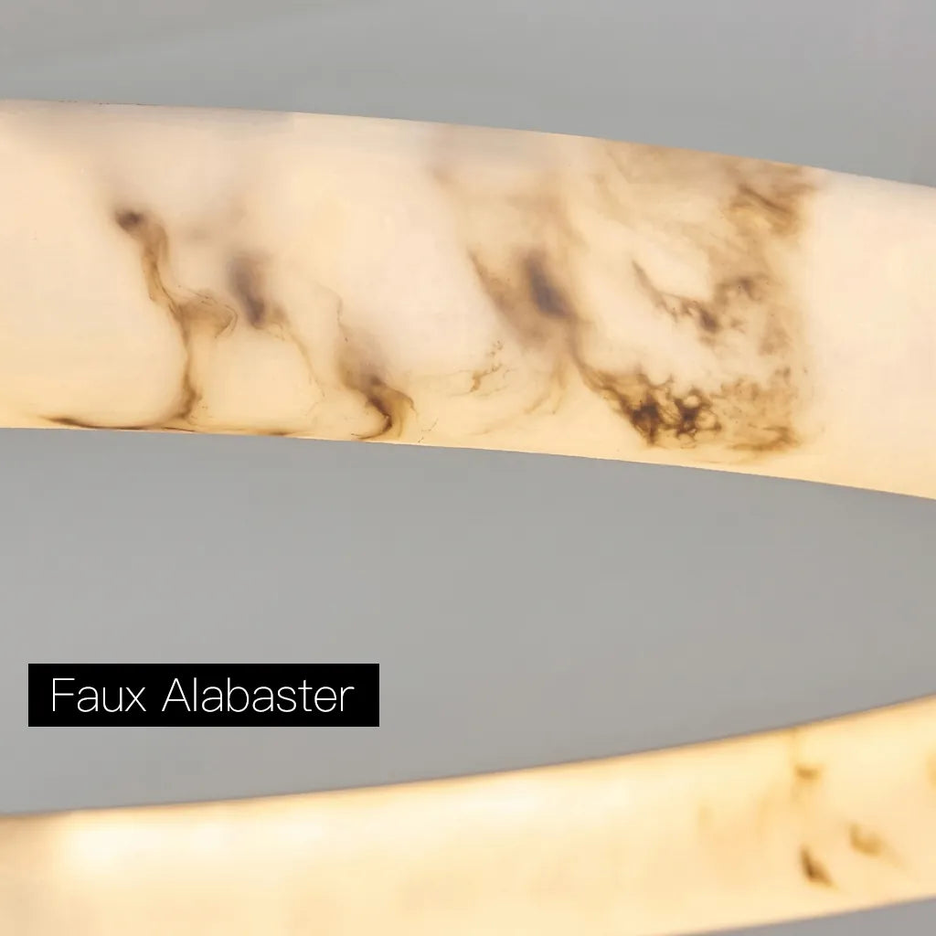 Lustre tambour 20 po en coquille de Capiz