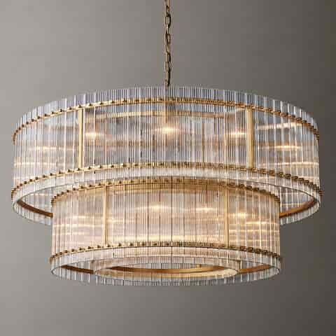 Wholesale Crystal Drum Chandelier for Hospitality Projects