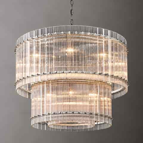 Wholesale Crystal Drum Chandelier for Hospitality Projects thumbnail 4