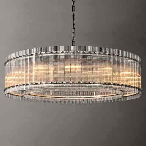Wholesale Crystal Drum Chandelier for Hospitality Projects thumbnail 5