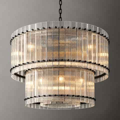 Wholesale Crystal Drum Chandelier for Hospitality Projects thumbnail 3