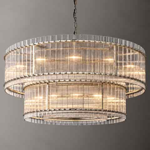 Wholesale Crystal Drum Chandelier for Hospitality Projects thumbnail 7