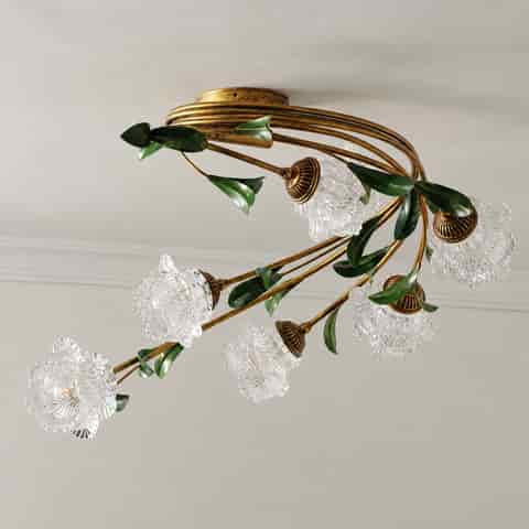 Botanical Floral Ceiling Light OEM Manufacturer | Zhongshan Decorative Lighting Wholesale Supplier thumbnail 6