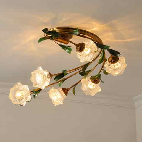 Botanical Floral Ceiling Light OEM Manufacturer | Zhongshan Decorative Lighting Wholesale Supplier