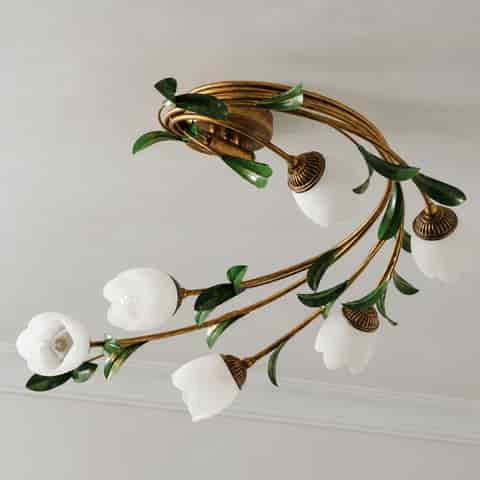 Botanical Floral Ceiling Light OEM Manufacturer | Zhongshan Decorative Lighting Wholesale Supplier thumbnail 2