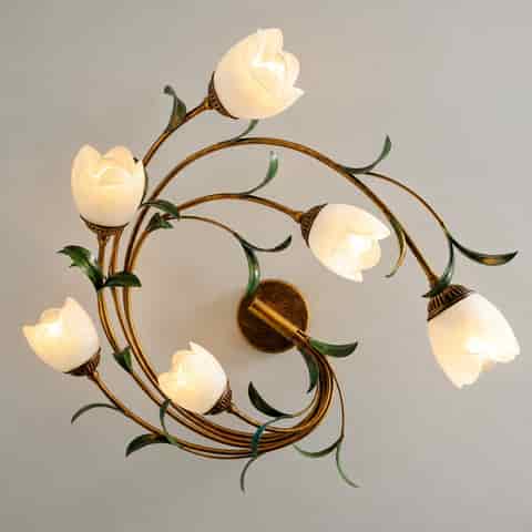Botanical Floral Ceiling Light OEM Manufacturer | Zhongshan Decorative Lighting Wholesale Supplier thumbnail 5